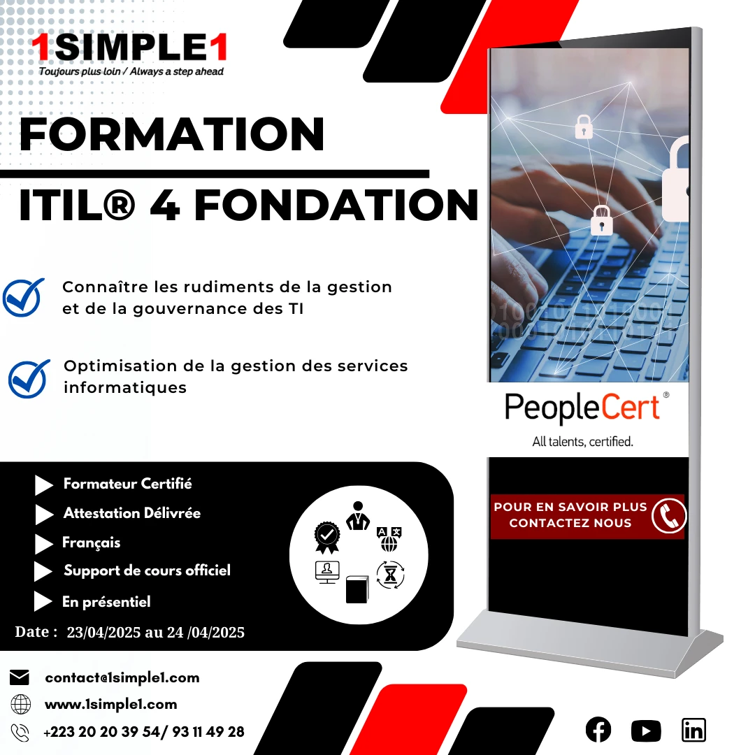 ITIL 4 Fondation